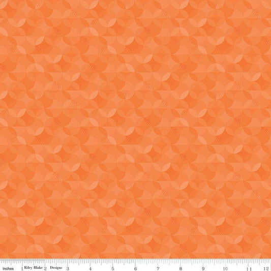 Crayola™ Kaleidoscope Outrageous Orange CR480-OUTRAGEOUS by Riley Blake Designs