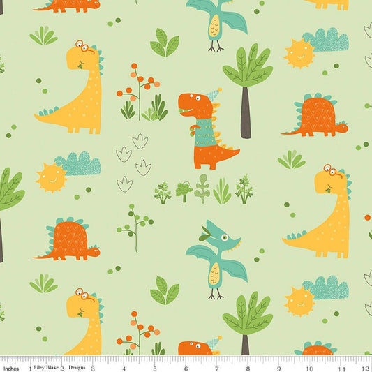 Eat Your Veggies Main Ltgreen by Sandy Gervais for Riley Blake Fabrics C11110-LTGREEN