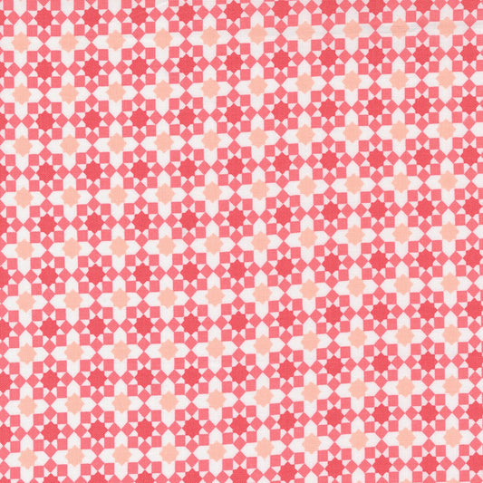 Love Note First Crush Geometric Blender Check Tea Rose by Lella Boutique for Moda Fabrics Fabric 5152 26