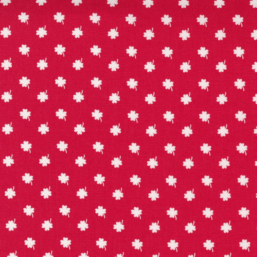 One Fine Day Clover St Patricks Day Red by Bonnie & Camille of Moda Fabrics Fabric Yardage 55233 11