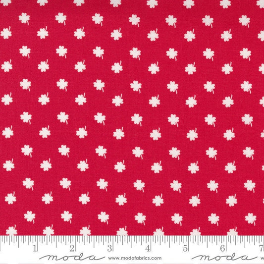 One Fine Day Clover St Patricks Day Red by Bonnie & Camille of Moda Fabrics Fabric Yardage 55233 11