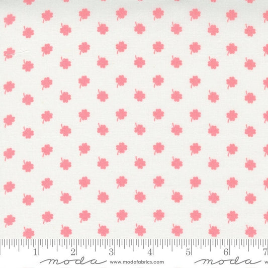 One Fine Day Clover St Patricks Day Ivory Pink by Bonnie & Camille of Moda Fabrics Fabric Yardage 55233 19