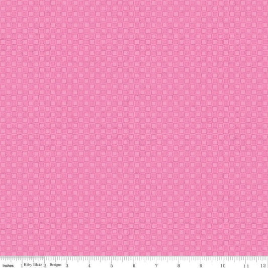 Lucy June Blocks Pink by Lila Tueller for Riley Blake Fabric C11225-PINK