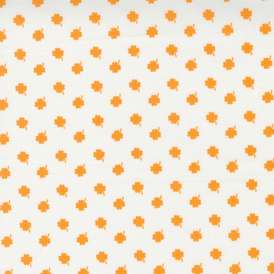 One Fine Day Clover St Patricks Day Ivory Orange by Bonnie & Camille of Moda Fabrics Fabric Yardage 55233 15