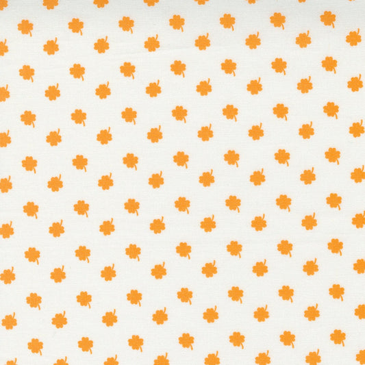 One Fine Day Clover St Patricks Day Ivory Orange by Bonnie & Camille of Moda Fabrics Fabric Yardage 55233 15