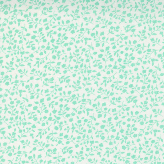 One Fine Day Vine Floral Vintage Aqua by Bonnie & Camille of Moda Fabrics Fabric Yardage 55237 12