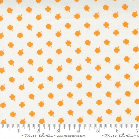 One Fine Day Clover St Patricks Day Ivory Orange by Bonnie & Camille of Moda Fabrics Fabric Yardage 55233 15