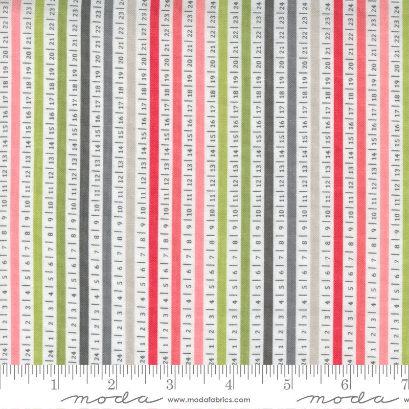 Beautiful Day Ticker Tape Numbers Multi Corey Yoder of Moda Fabrics Fabric Yardage 29135 11