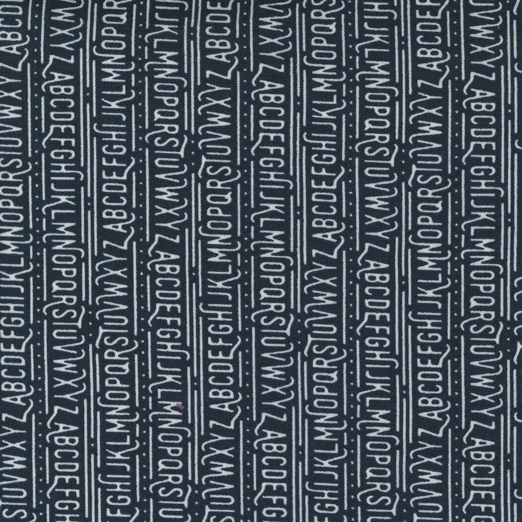 Frankie On The Line Dull Black Yardage by BasicGrey for Moda Fabrics 30673 14