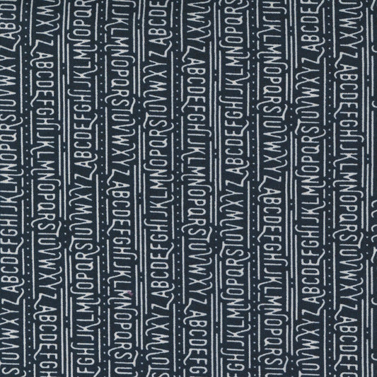 Frankie On The Line Dull Black Yardage by BasicGrey for Moda Fabrics 30673 14