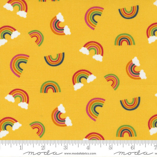 Rainbow Garden Rainbows Sunshine by Abi Hall for Moda Fabrics 35362 14