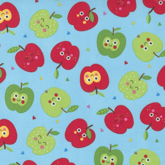 Rainbow Garden Apple a Day Sky by Abi Hall for Moda Fabrics 35364 15