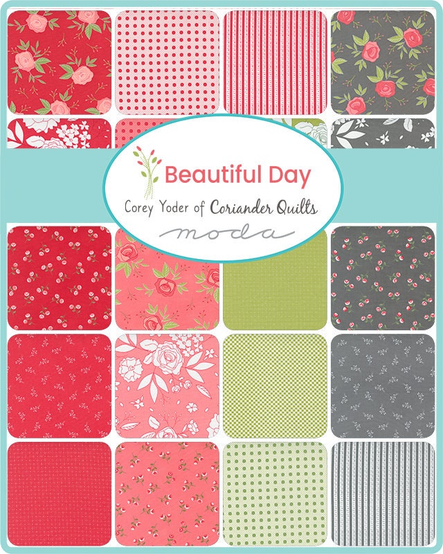 Beautiful Day Ticker Tape Numbers Multi Corey Yoder of Moda Fabrics Fabric Yardage 29135 11