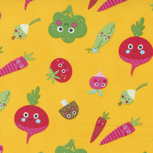 Rainbow Garden Main Veggie Garden Sunshine by Abi Hall for Moda Fabrics 35360 14