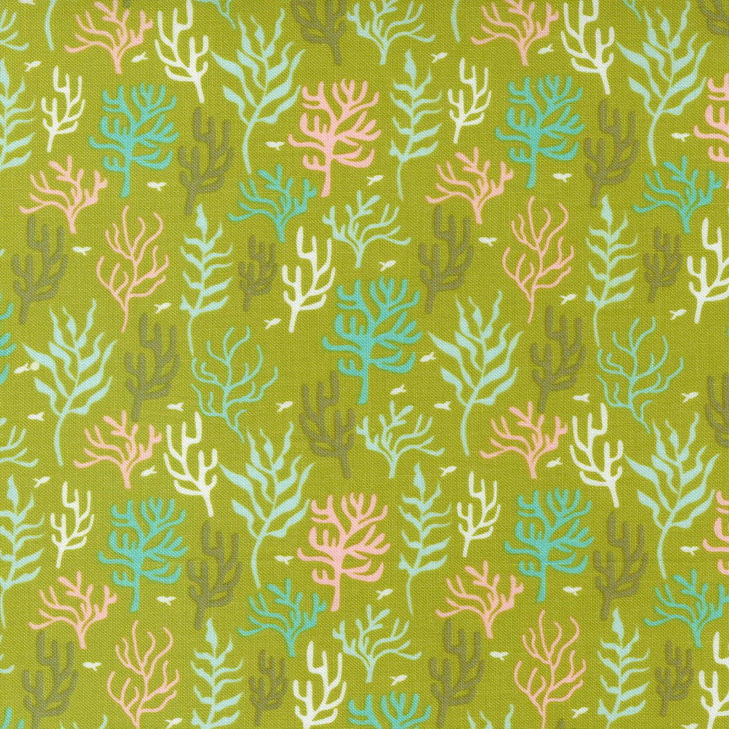 The Sea & Me Coral Garden Seaweed Kelp by Stacy Iest Hsu for Moda Fabrics 20797 16