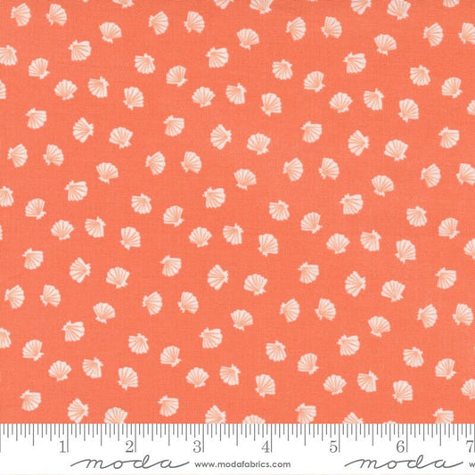 The Sea & Me Lucky Seashell Coral by Stacy Iest Hsu for Moda Fabrics 20798 21