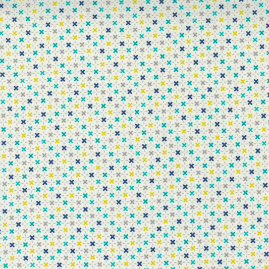 Morning Light Beds And Borders Blender Cloud Bluebird by Linzee Kull McCray for Moda Fabrics Fabric Yardage 23347 31