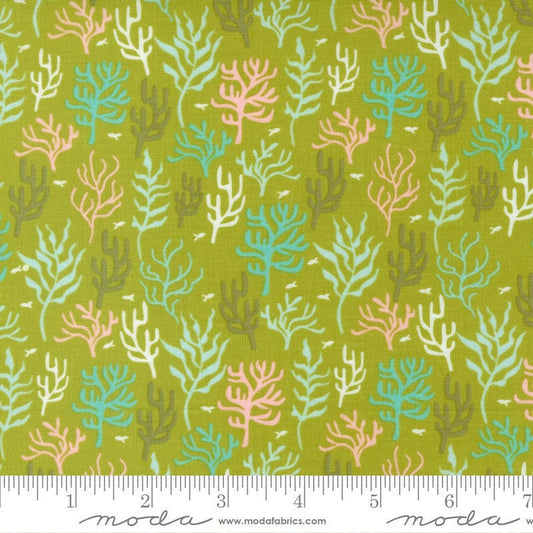 The Sea & Me Coral Garden Seaweed Kelp by Stacy Iest Hsu for Moda Fabrics 20797 16