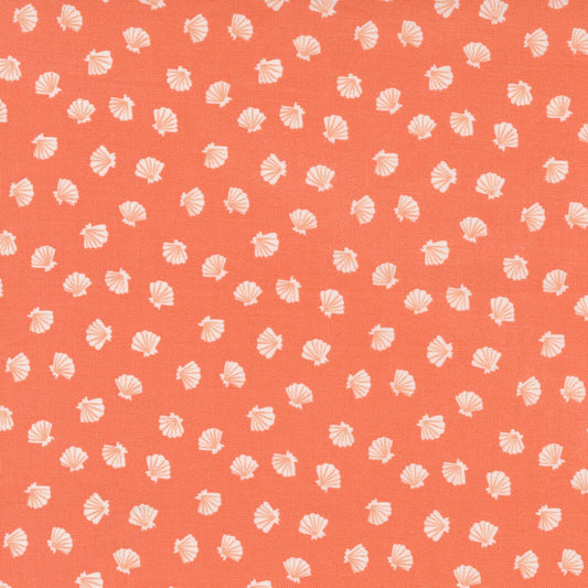 The Sea & Me Lucky Seashell Coral by Stacy Iest Hsu for Moda Fabrics 20798 21