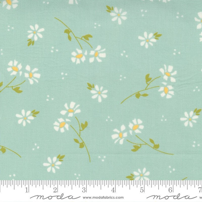 Seashore Drive Daisy Floral Sky by Sherri and Chelsi for Moda Fabrics 37621 17