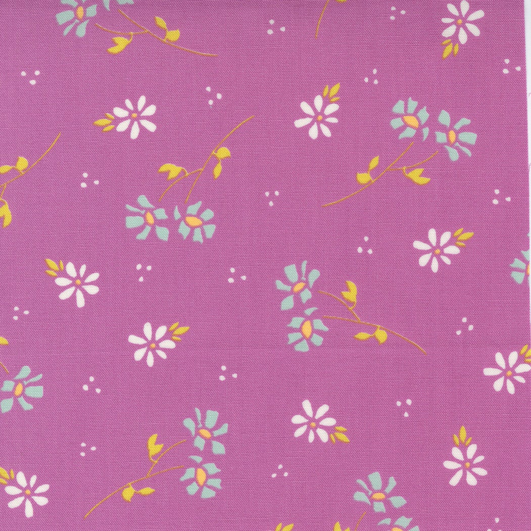 Seashore Drive Daisy Floral Violet by Sherri and Chelsi for Moda Fabrics 37621 16