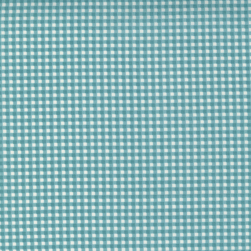 Seashore Drive Picnic Check Gingham Teal by Sherri and Chelsi for Moda Fabrics 37626 15