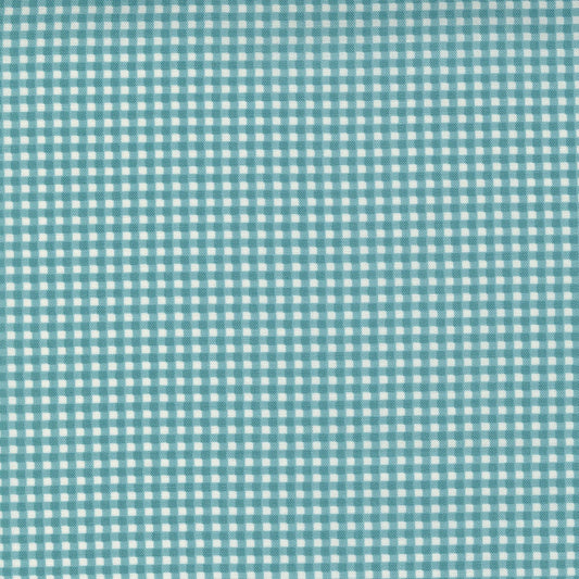 Seashore Drive Picnic Check Gingham Teal by Sherri and Chelsi for Moda Fabrics 37626 15