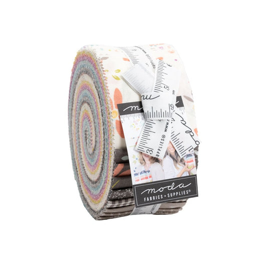 Seashore Drive Jelly Roll (2.5" strips) by Sherri and Chelsi for Moda Fabrics- 40 assorted pieces 37620JR