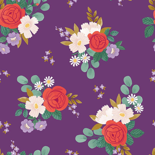 Sweet Picnic Main Berry by Natàlia Juan Abelló for Riley Blake Designs C12090-BERRY