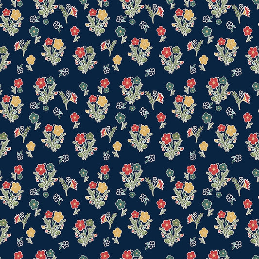 Love you Smore Floral Navy by Gracey Larson for Riley Blake Fabrics C12144-NAVY