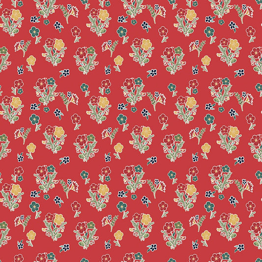 Love you Smore Floral Red by Gracey Larson for Riley Blake Fabrics C12144-RED