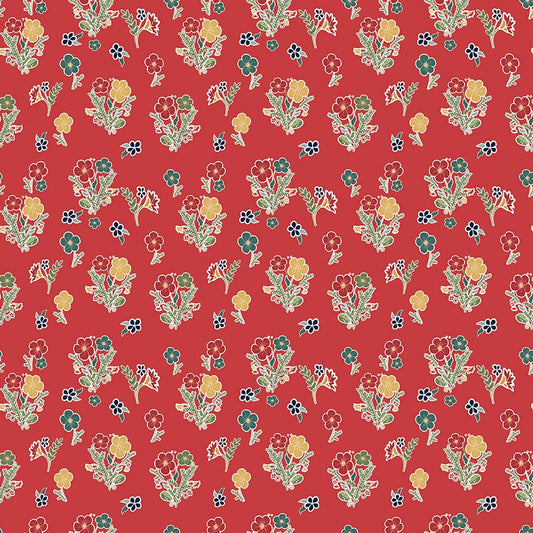 Love you Smore Floral Red by Gracey Larson for Riley Blake Fabrics C12144-RED
