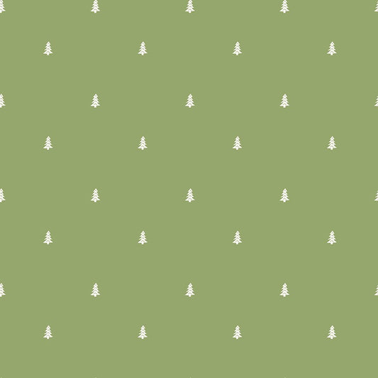 Love you Smore Trees Green by Gracey Larson for Riley Blake Fabrics C12146-GREEN