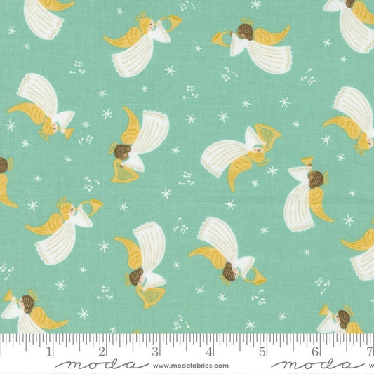 Joyful Joyful Hark The Angels Christmas Angels Sky by Stacy Iest Hsu for Moda Fabrics 20803 18