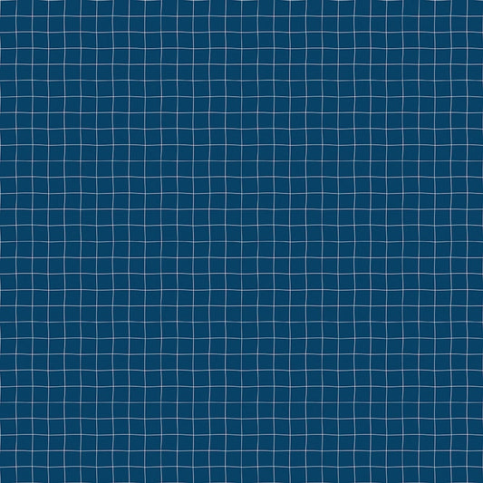 Sew Much Fun Grid Navy by Echo Park Paper Co. for Riley Blake Fabrics C12457-NAVY