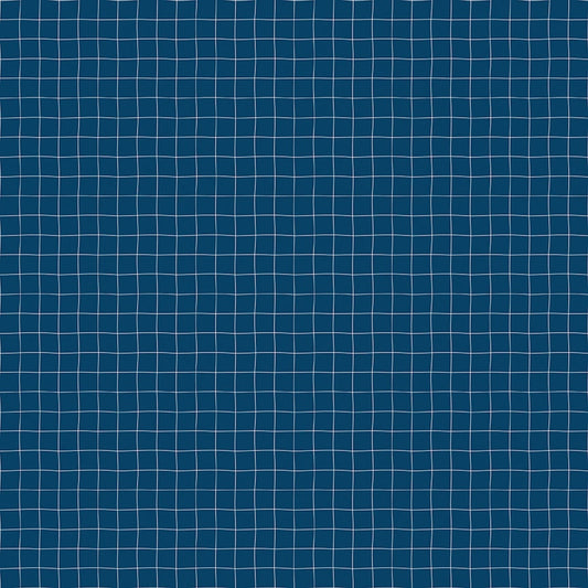 Sew Much Fun Grid Navy by Echo Park Paper Co. for Riley Blake Fabrics C12457-NAVY