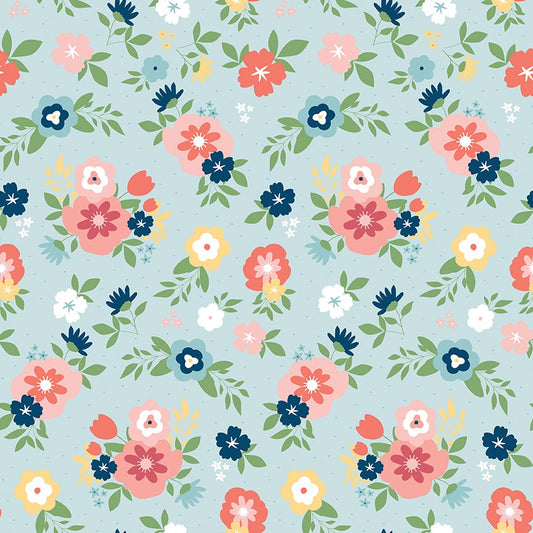 Sew Much Fun Main Sky by Echo Park Paper Co. for Riley Blake Fabrics C12450-SKY