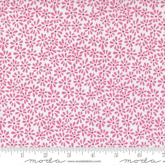 Picnic Pop Doodle Flowers Popping Pink by Me and My Sister Designs for Moda Fabrics 22438 25