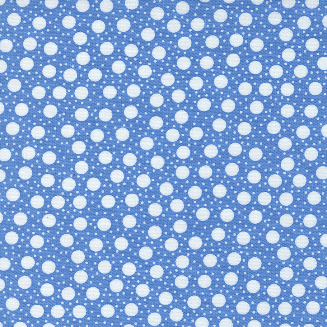 Picnic Pop Fizz Dots Bright Blue by Me and My Sister Designs for Moda Fabrics 22437 23