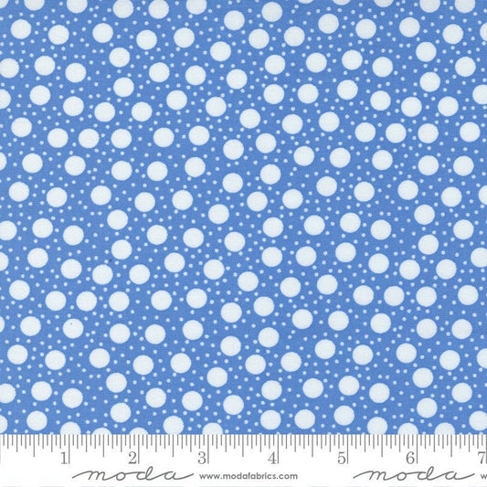 Picnic Pop Fizz Dots Bright Blue by Me and My Sister Designs for Moda Fabrics 22437 23