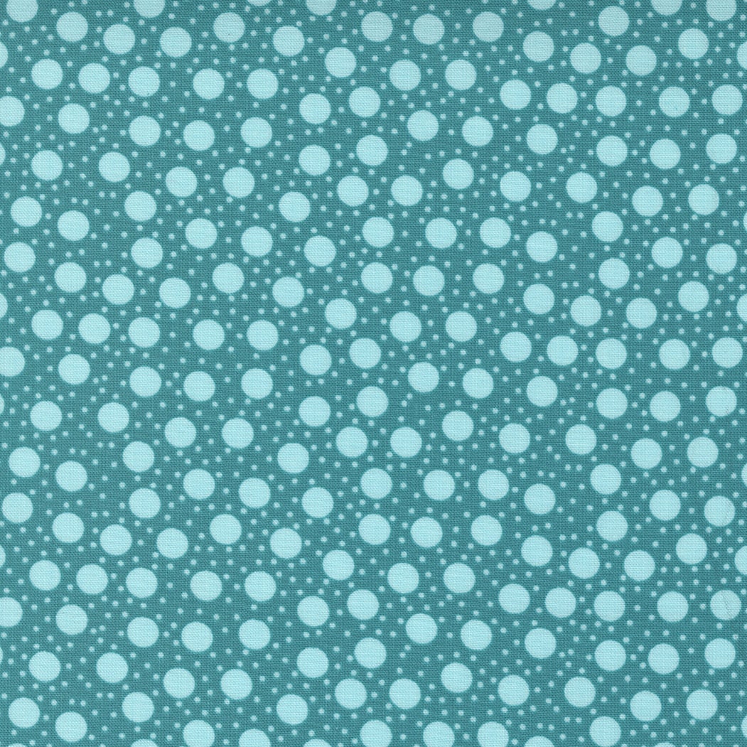 Picnic Pop Fizz Dots Totally Turquoise by Me and My Sister Designs for Moda Fabrics 22437 14