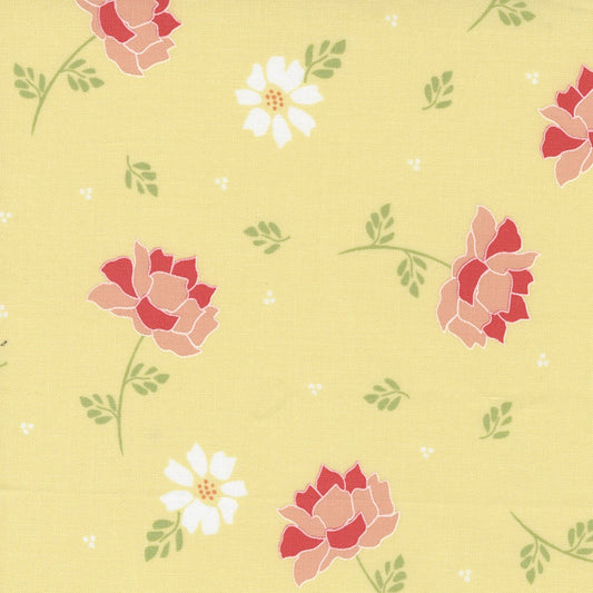 Emma Flourish Sunny Yellow by Sherri and Chelsi for Moda Fabrics 37630 14