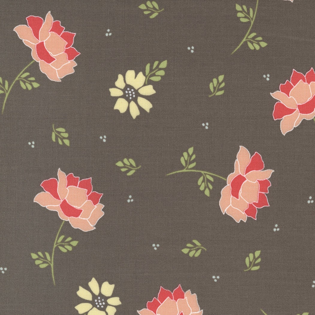 Emma Flourish Charcoal by Sherri and Chelsi for Moda Fabrics 37630 21