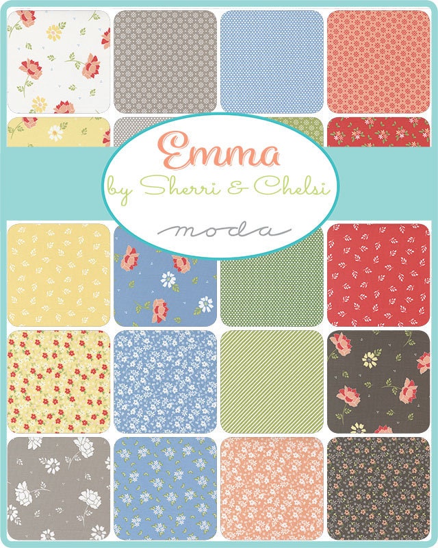 Emma Flourish Charcoal by Sherri and Chelsi for Moda Fabrics 37630 21