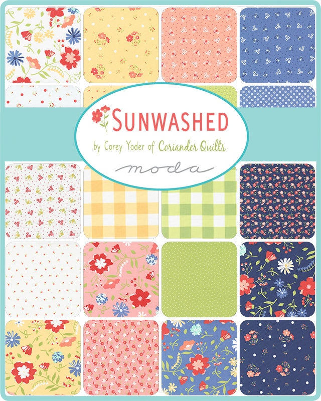 Sunwashed Summer Soiree Sunshine by Corey Yoder of Moda Fabrics Fabric Yardage 29161 16