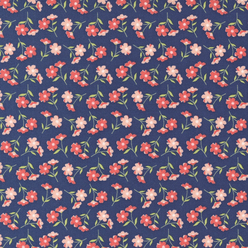 Sunwashed Wildflower Toss Small Flower Midnight by Corey Yoder of Moda Fabrics Fabric Yardage 29162 21