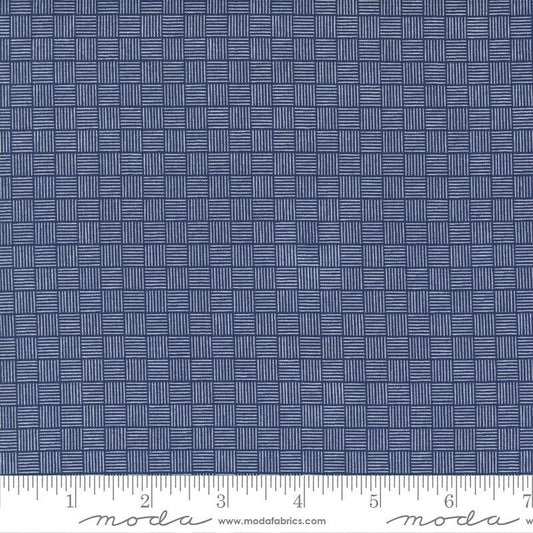 Simply Delightful Waffle Nautical Blue by Sherri and Chelsi for Moda Fabrics 37645 20