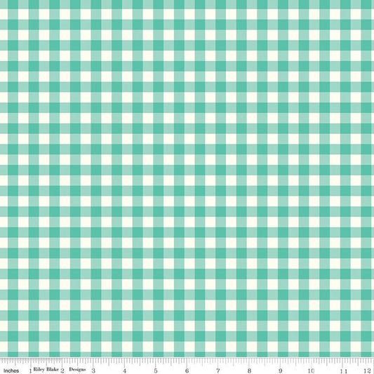 Gingham Cottage Gingham Seaglass C13014-SEAGLASS by Heather Peterson for Riley Blake Fabrics