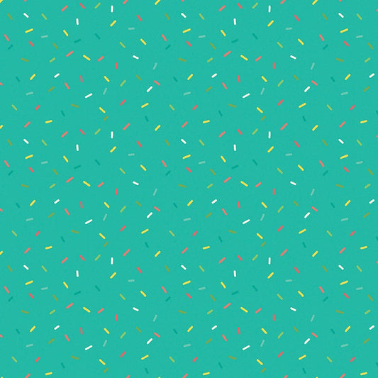 Gingham Cottage Confetti Teal C13018-TEAL by Heather Peterson for Riley Blake Fabrics