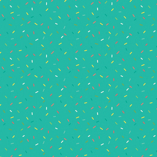 Gingham Cottage Confetti Teal C13018-TEAL by Heather Peterson for Riley Blake Fabrics